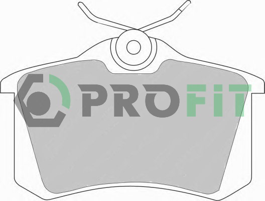 Sada brzdových platničiek kotúčovej brzdy ESO Autotechnics LLC
